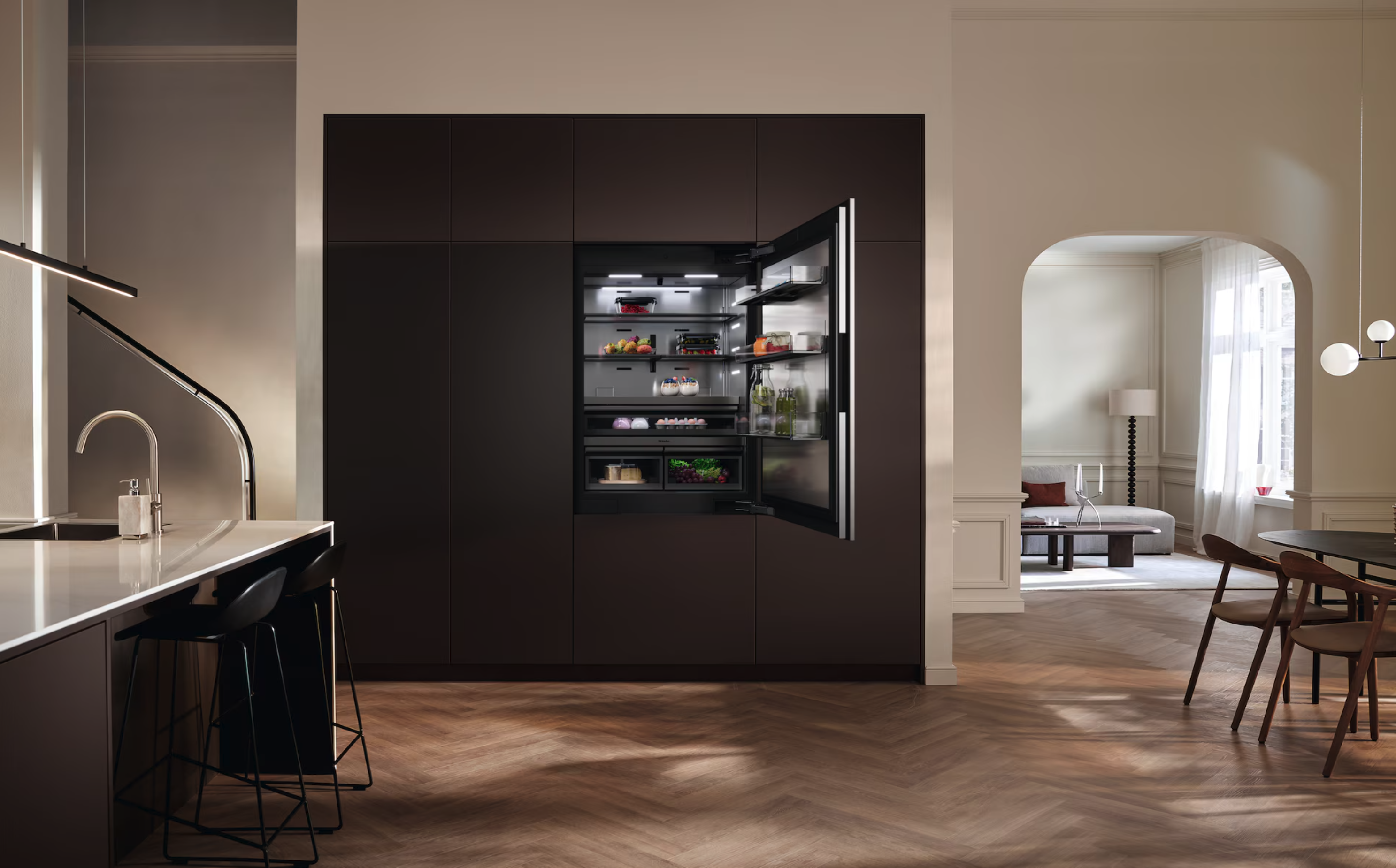 MIELE KFMC3844R koel-/vriescombinatie - 213cm