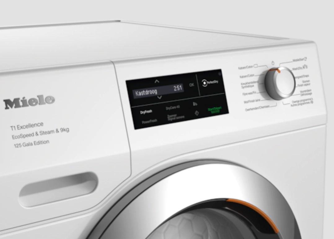 MIELE TEL695WP CHROME EDITION droogkast - warmtepomp MIELE TEL695WP CHROME EDITION droogkast - warmtepomp