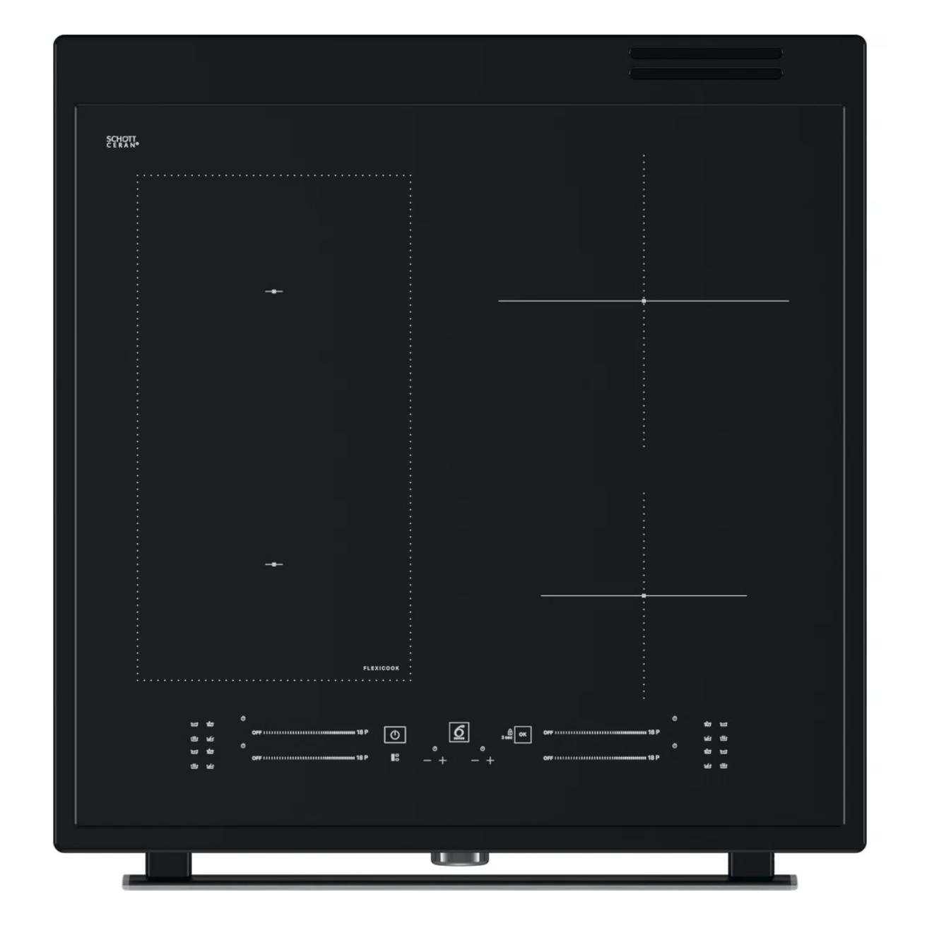 WHIRLPOOL WS68IS8APBP/E fornuis met inductie kookplaat - 60cm