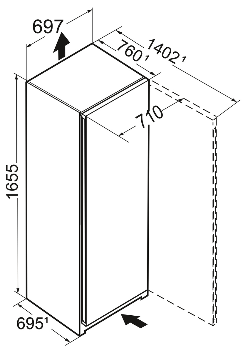 LIEBHERR FNC702622 vrijstaande vriezer LIEBHERR FNC702622 vrijstaande vriezer