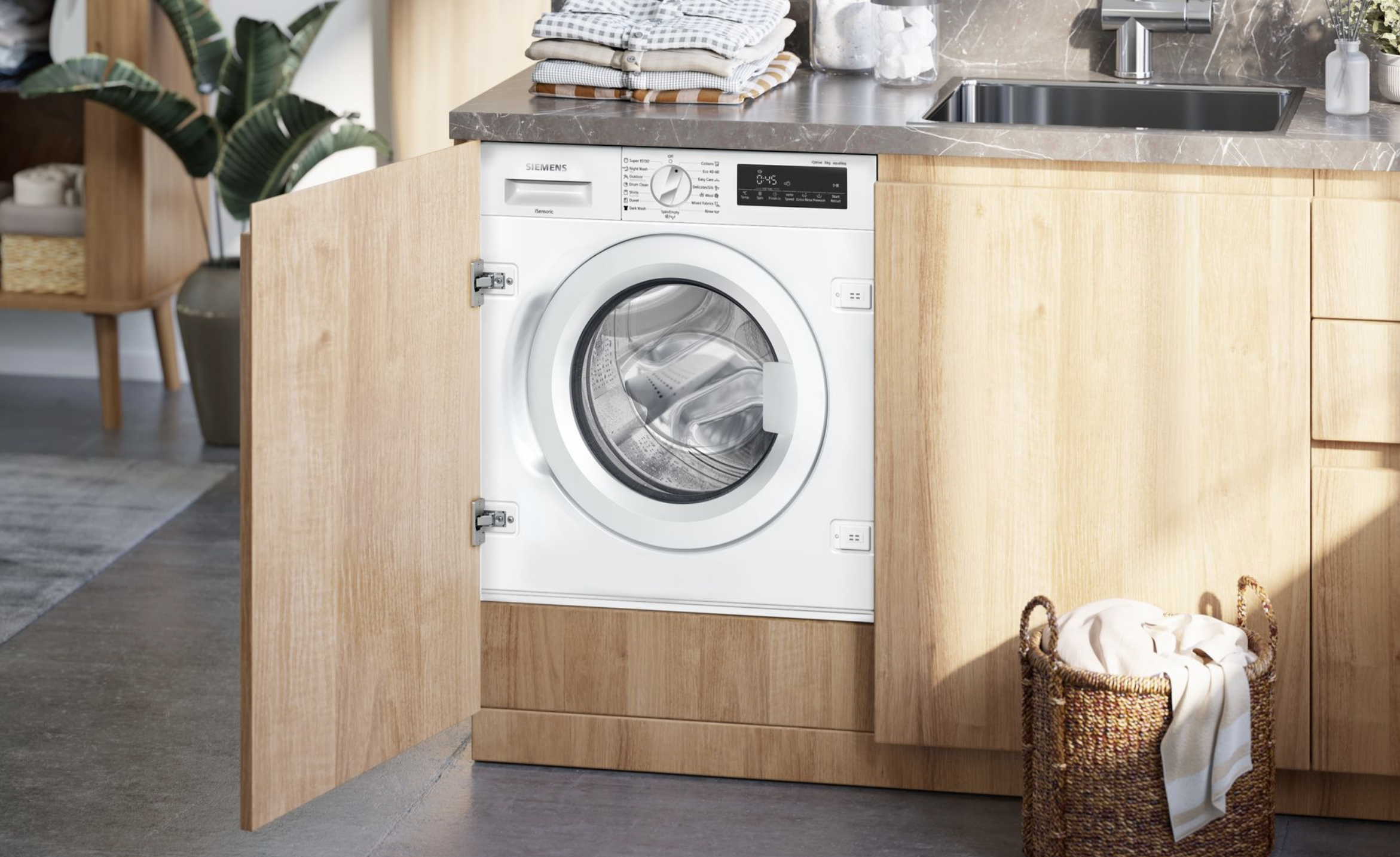 SIEMENS WI14W542EU IQ700 integreerbare wasmachine