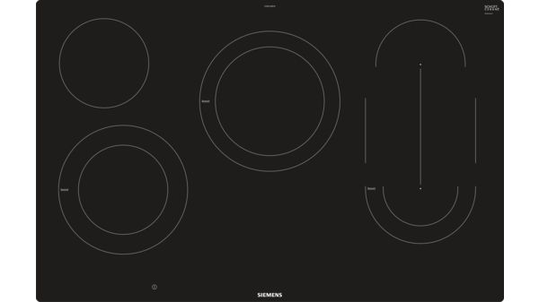 SIEMENS ET801LMP1D IQ500 vitrokeramische kookplaat - 80cm SIEMENS ET801LMP1D IQ500 vitrokeramische kookplaat - 80cm