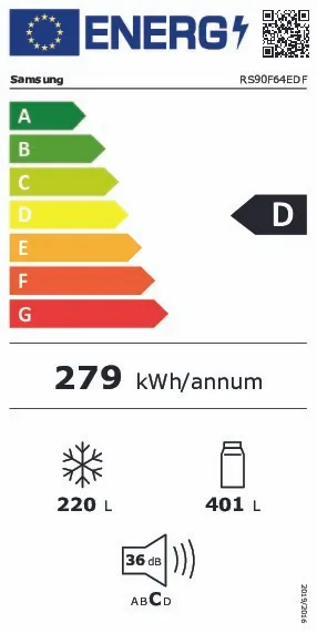 SAMSUNG RS90F64EDFEF side-by-side SAMSUNG RS90F64EDFEF side-by-side