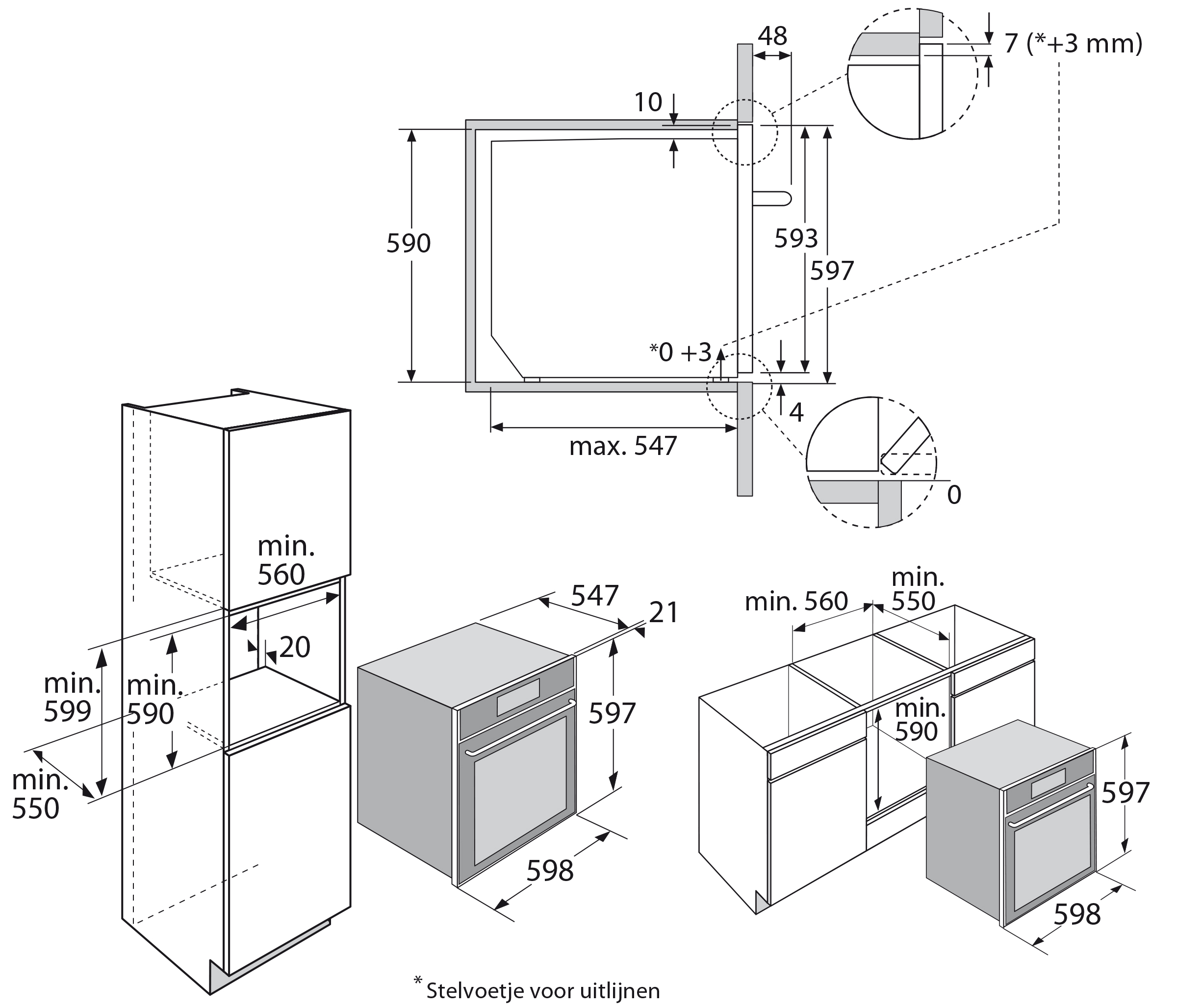 ATAG ZX6674M multifunctionele oven - 60cm ATAG ZX6674M multifunctionele oven - 60cm