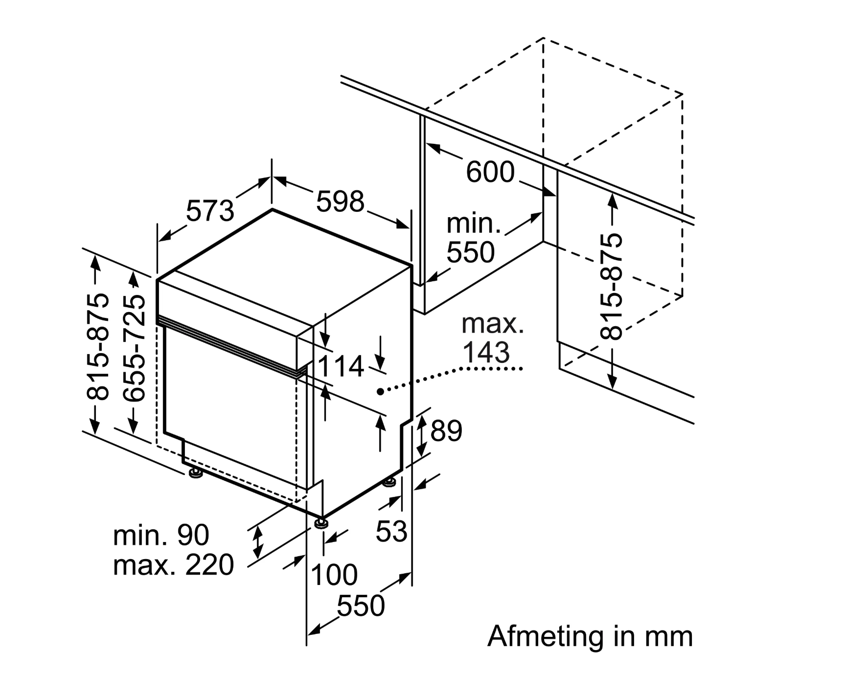SIEMENS SN53HS16AE IQ300 vaatwasser met bedieningspaneel SIEMENS SN53HS16AE IQ300 vaatwasser met bedieningspaneel