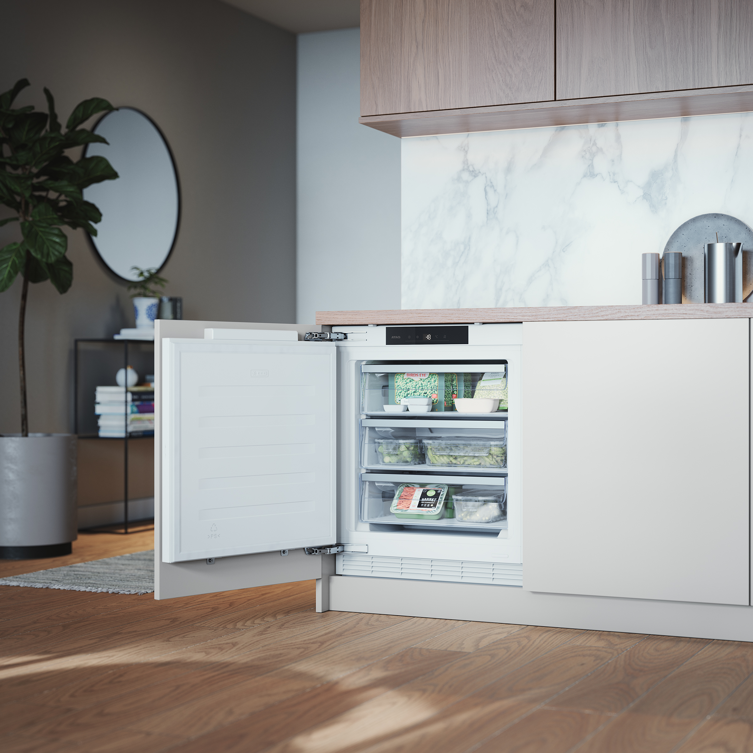 ATAG KU2590C onderbouw vriezer ATAG KU2590C onderbouw vriezer