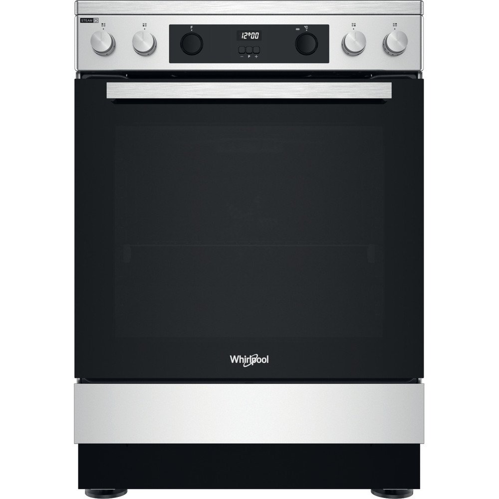 WHIRLPOOL WS68V8CCXT fornuis met keramische kookplaat - 60cm WHIRLPOOL WS68V8CCXT fornuis met keramische kookplaat - 60cm
