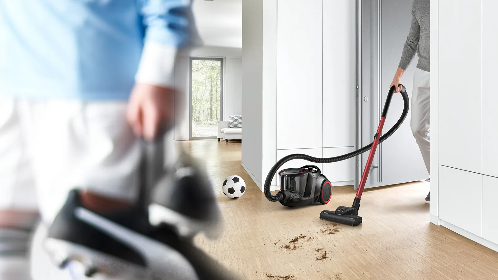 BOSCH BGS41POW2 GS-41 stofzuiger zonder zak BOSCH BGS41POW2 GS-41 stofzuiger zonder zak