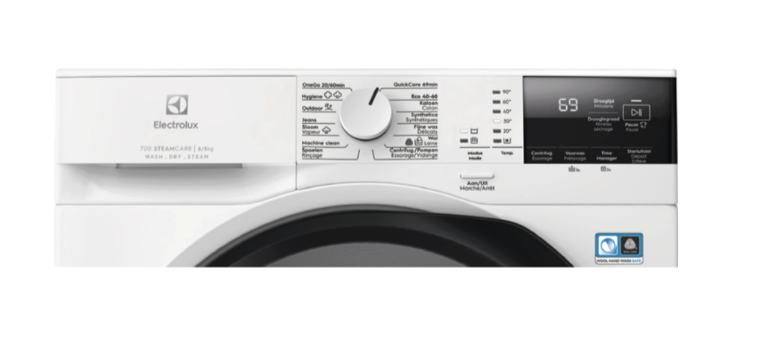 ELECTROLUX EWI72856G was- droogcombinatie ELECTROLUX EWI72856G was- droogcombinatie