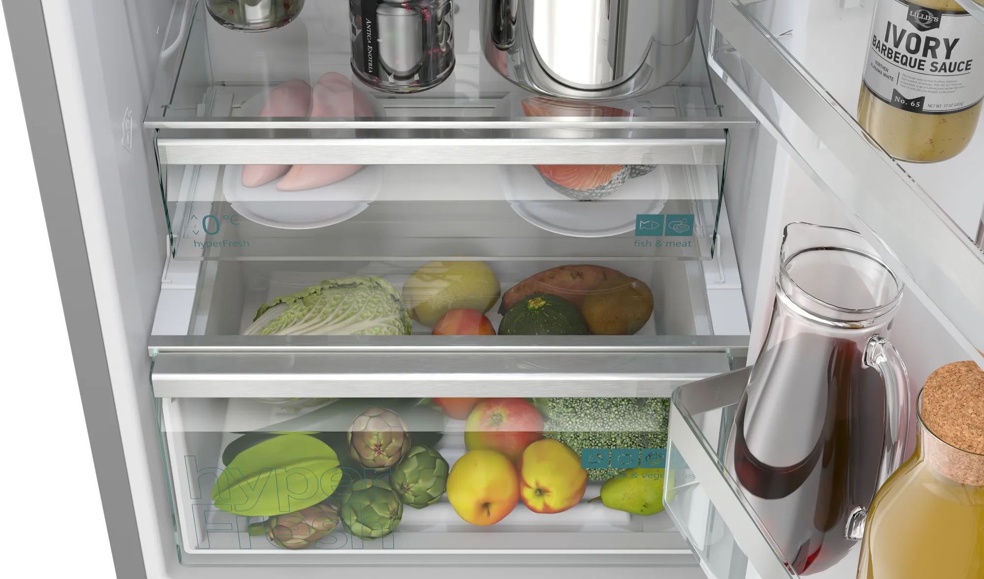 SIEMENS KG39NEIAF vrijstaande koel-/vriescombinatie - 203cm