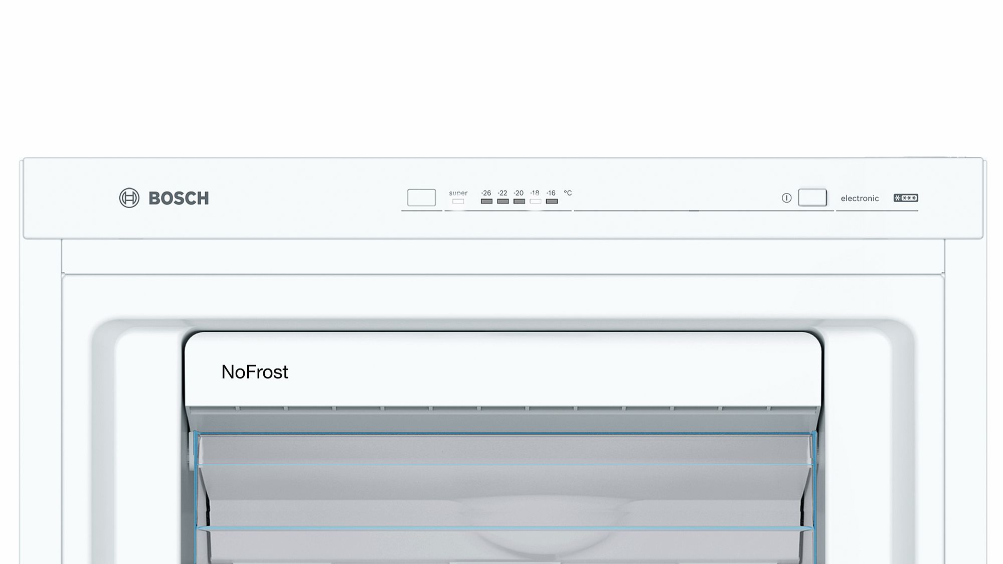 BOSCH GSN29EWEV SERIE 4 vrijstaande vriezer - 161cm BOSCH GSN29EWEV SERIE 4 vrijstaande vriezer - 161cm