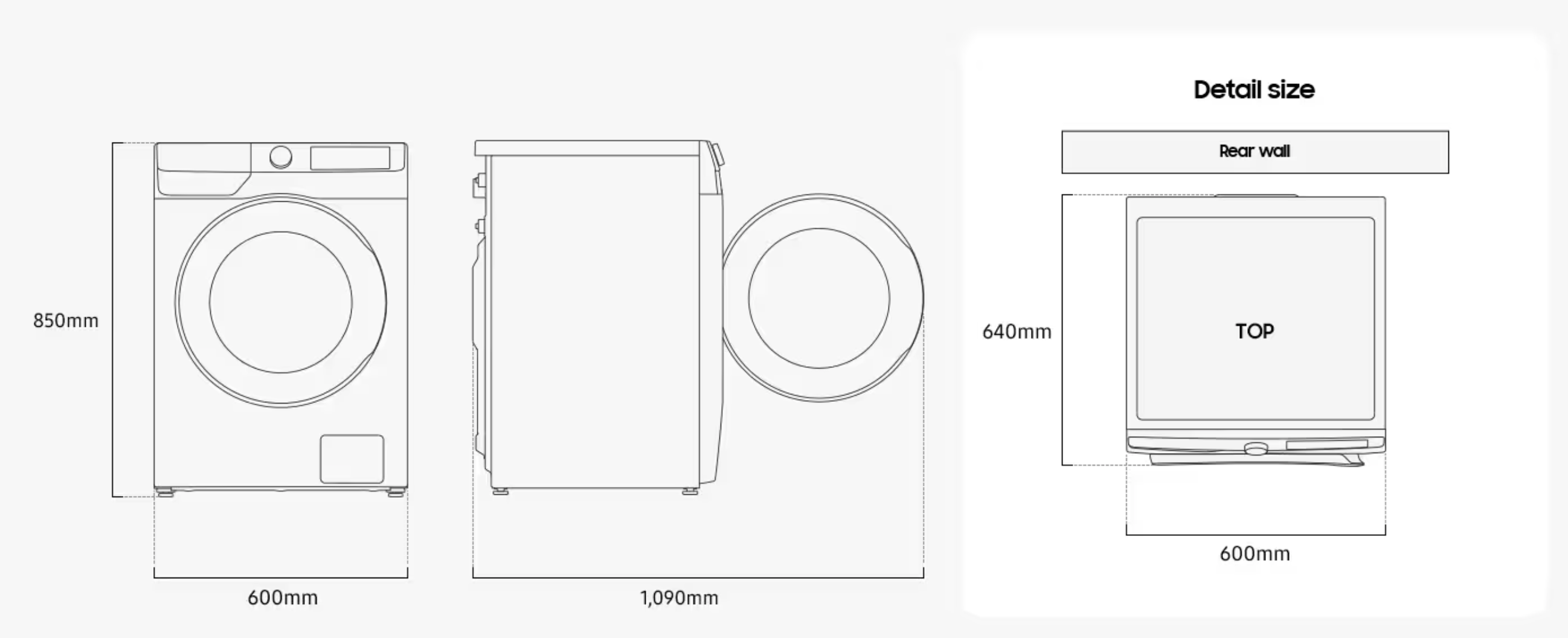 SAMSUNG WD90DG6B85BKU3 was- droogcombinatie SAMSUNG WD90DG6B85BKU3 was- droogcombinatie