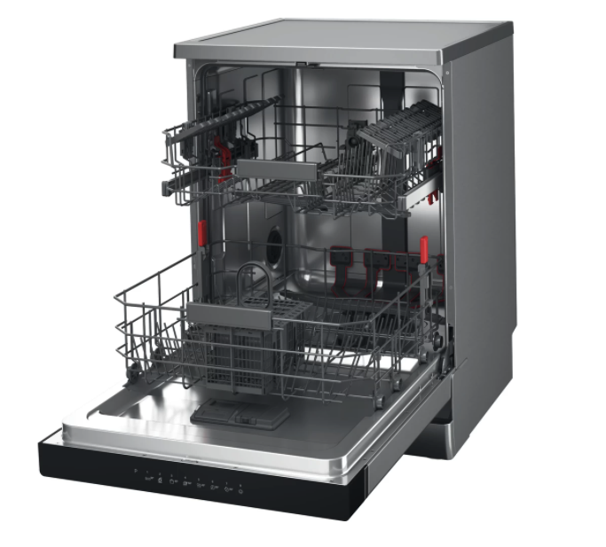 WHIRLPOOL WFC3C34APX vrijstaande vaatwasser