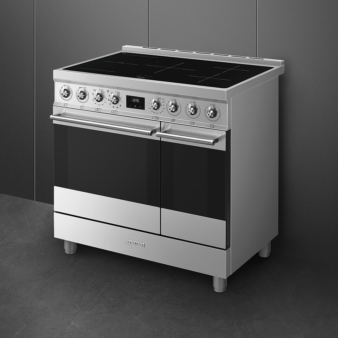 SMEG C92IPX2 fornuis met inductie kookplaat - 90cm SMEG C92IPX2 fornuis met inductie kookplaat - 90cm