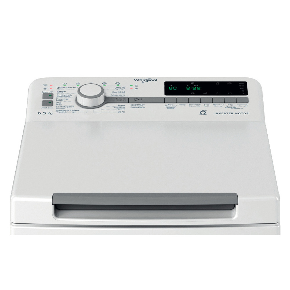 WHIRLPOOL TDLR65251BBE wasmachine - bovenlader WHIRLPOOL TDLR65251BBE wasmachine - bovenlader