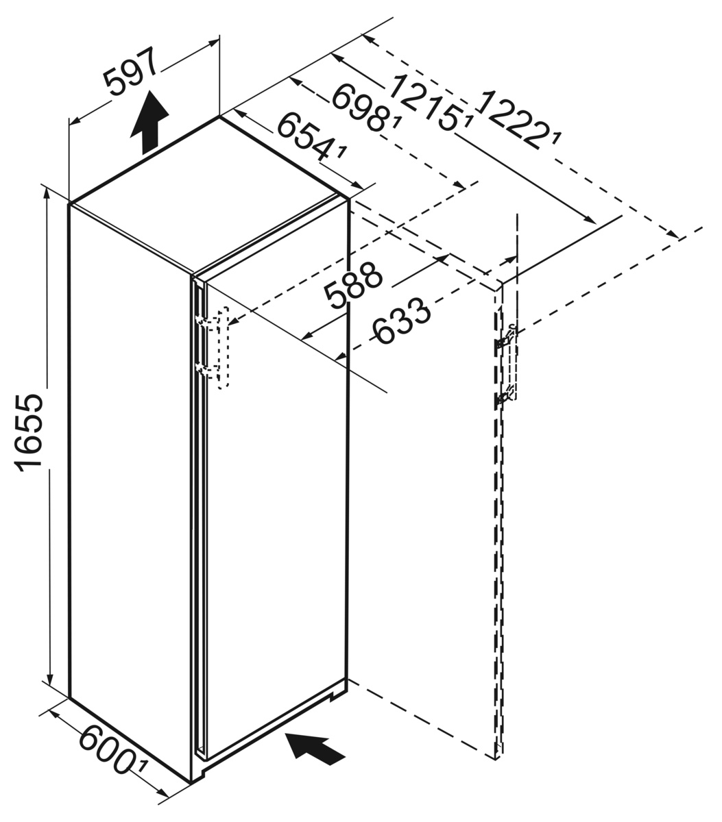 LIEBHERR FNB505I22 vrijstaande vriezer - 165cm LIEBHERR FNB505I22 vrijstaande vriezer - 165cm