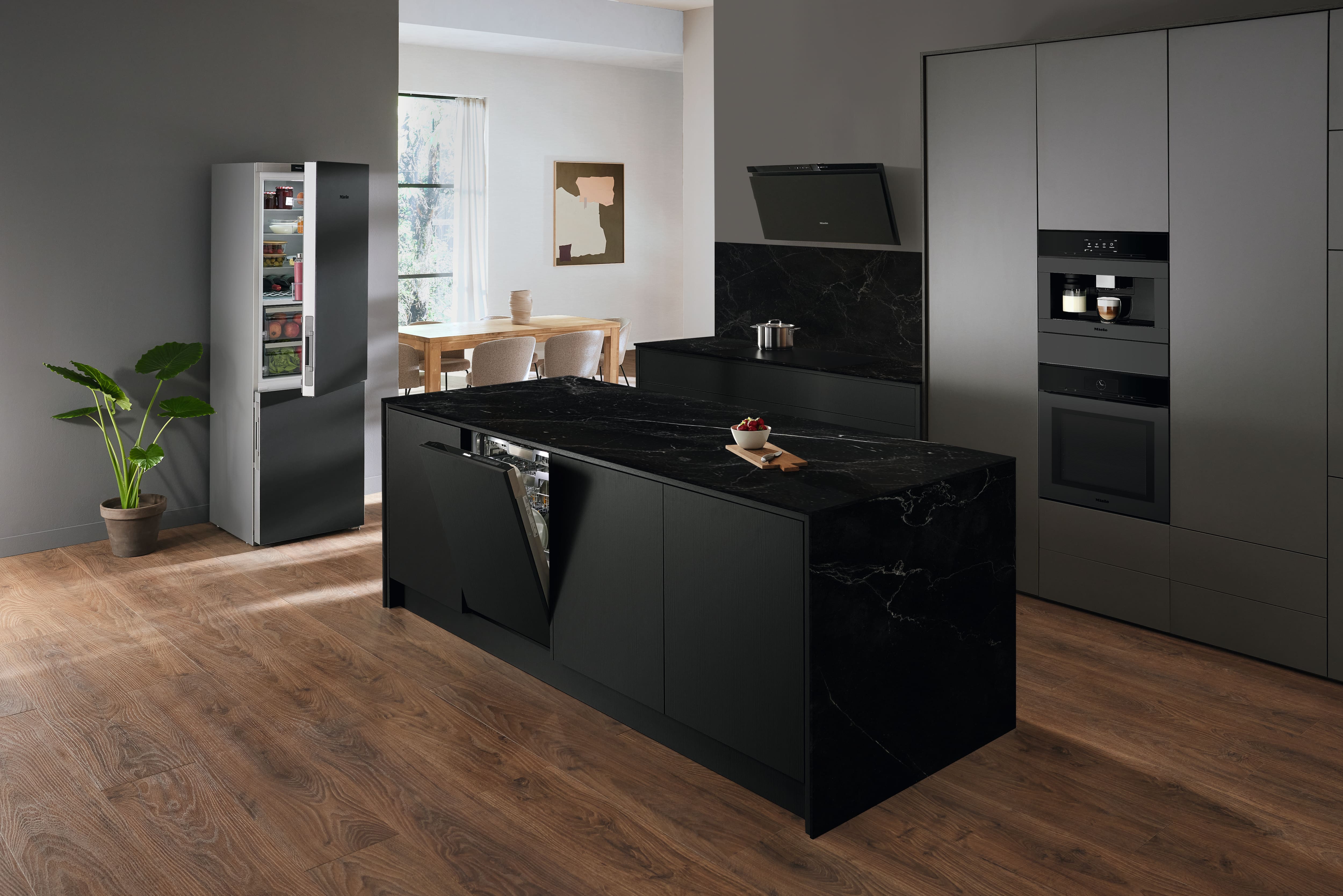 MIELE DAH4980OBSW/MATT headfree dampkap - 88cm MIELE DAH4980OBSW/MATT headfree dampkap - 88cm