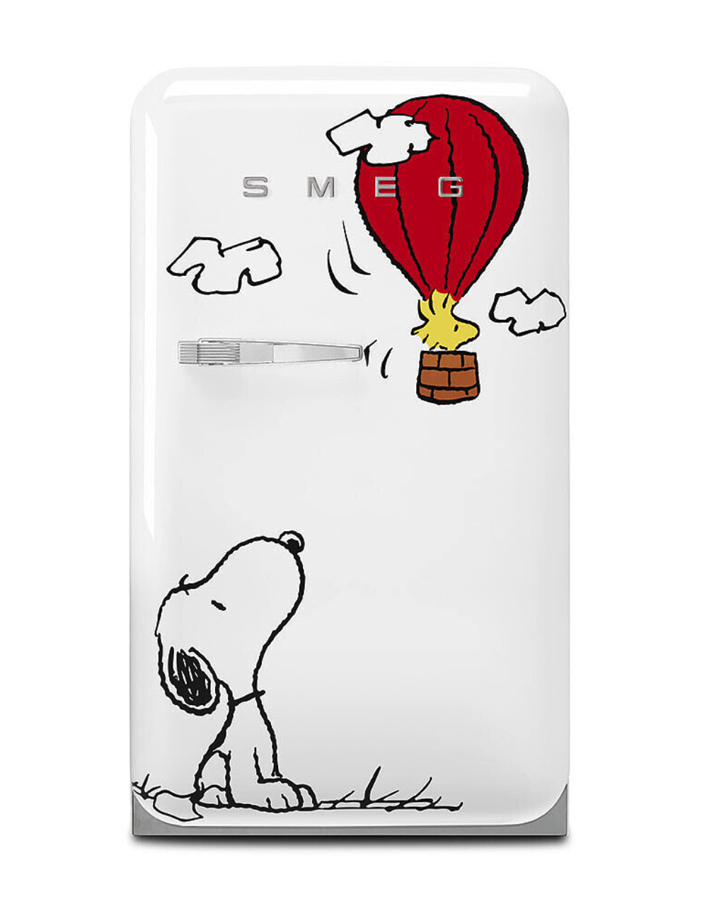 SMEG FAB10RDSN6 vrijstaande koelkast met vriesvak - 97cm SMEG FAB10RDSN6 vrijstaande koelkast met vriesvak - 97cm