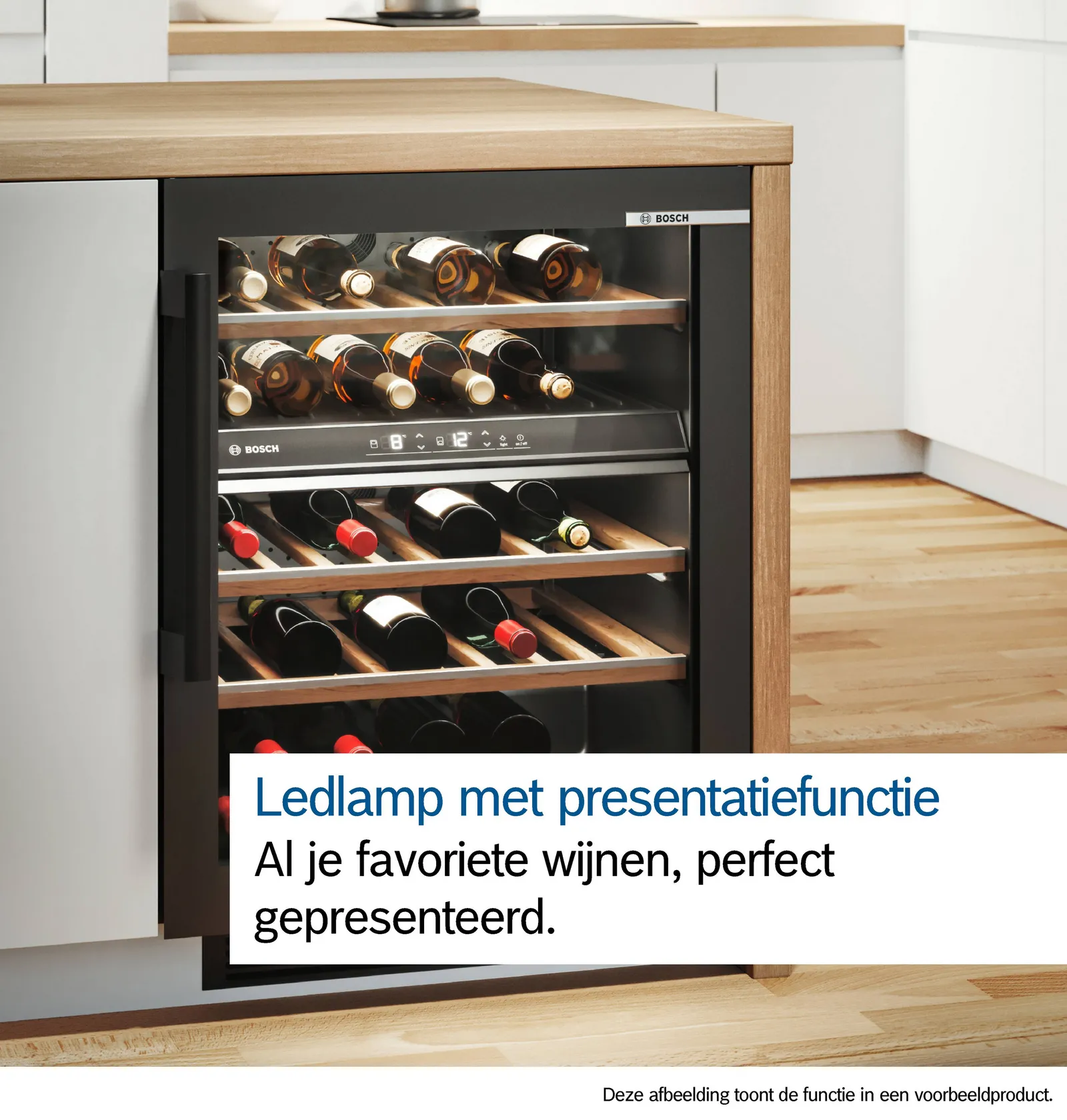 BOSCH KWK16ABGB SERIE 6 vrijstaande wijnklimaatkast
