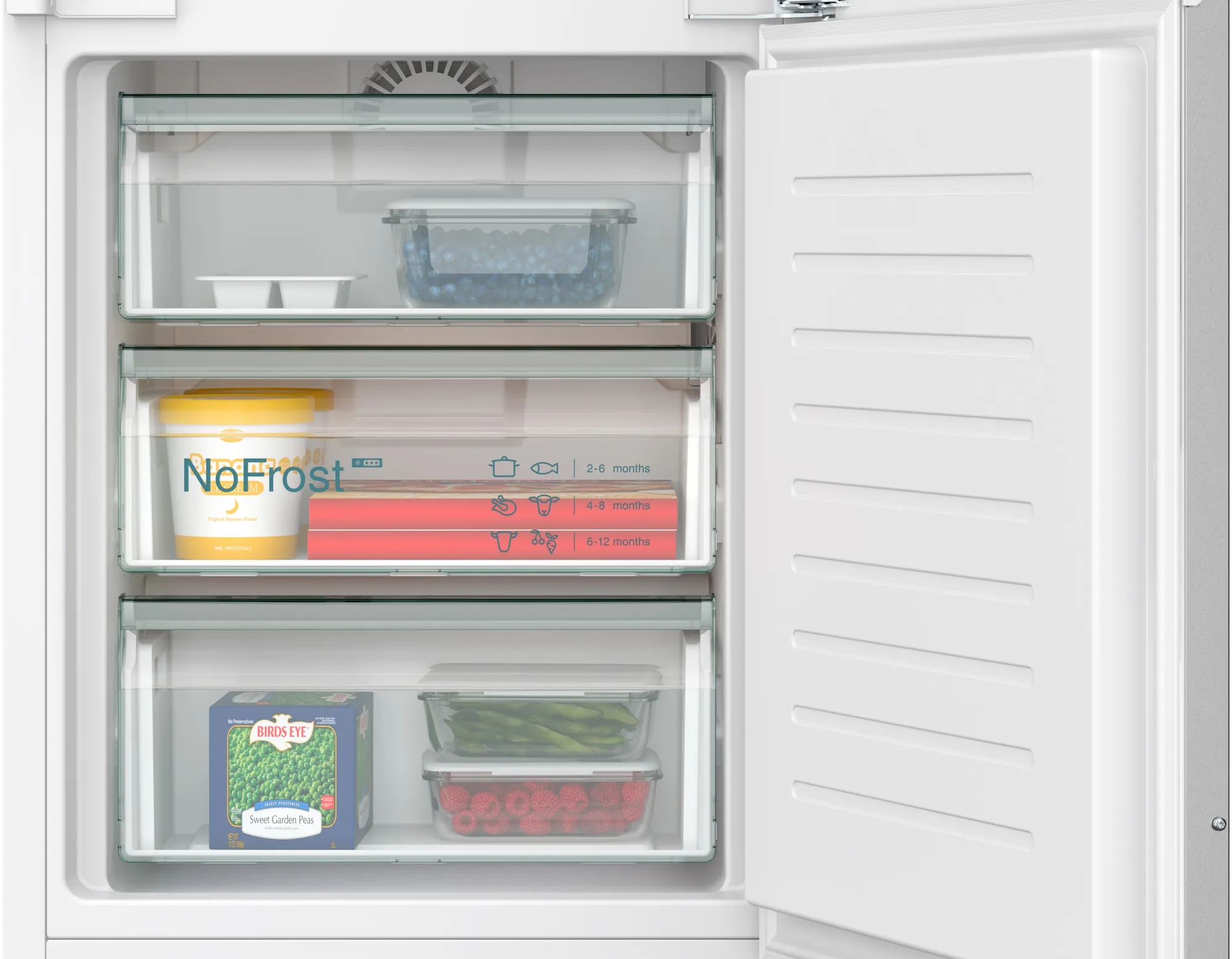 SIEMENS KI96NVFD0 IQ300 koel-/vriescombinatie - 194cm SIEMENS KI96NVFD0 IQ300 koel-/vriescombinatie - 194cm