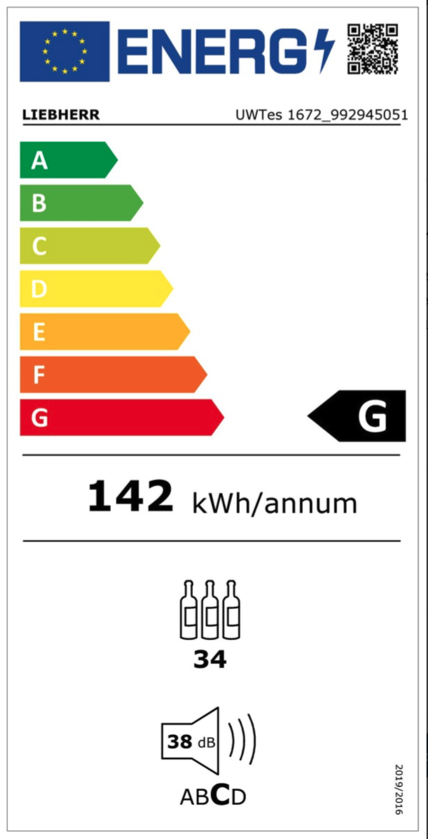 LIEBHERR UWTES167226 integreerbare wijnklimaatkast LIEBHERR UWTES167226 integreerbare wijnklimaatkast