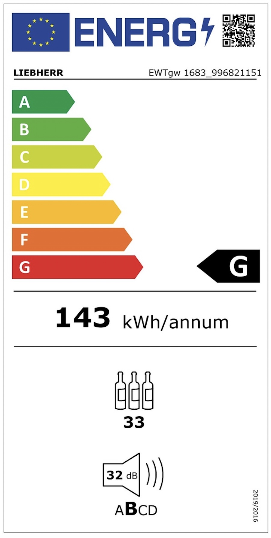 LIEBHERR EWTGW168326 integreerbare wijnklimaatkast LIEBHERR EWTGW168326 integreerbare wijnklimaatkast
