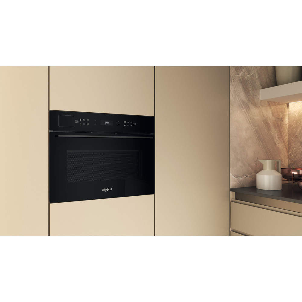 WHIRLPOOL WCT7A9PHTSB multifunctionele oven - combi - 45cm