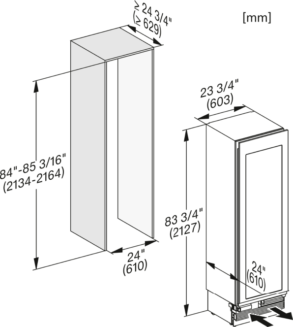 MIELE KWT2672VISLEFT MASTERCOOL integreerbare wijnklimaatkast MIELE KWT2672VISLEFT MASTERCOOL integreerbare wijnklimaatkast