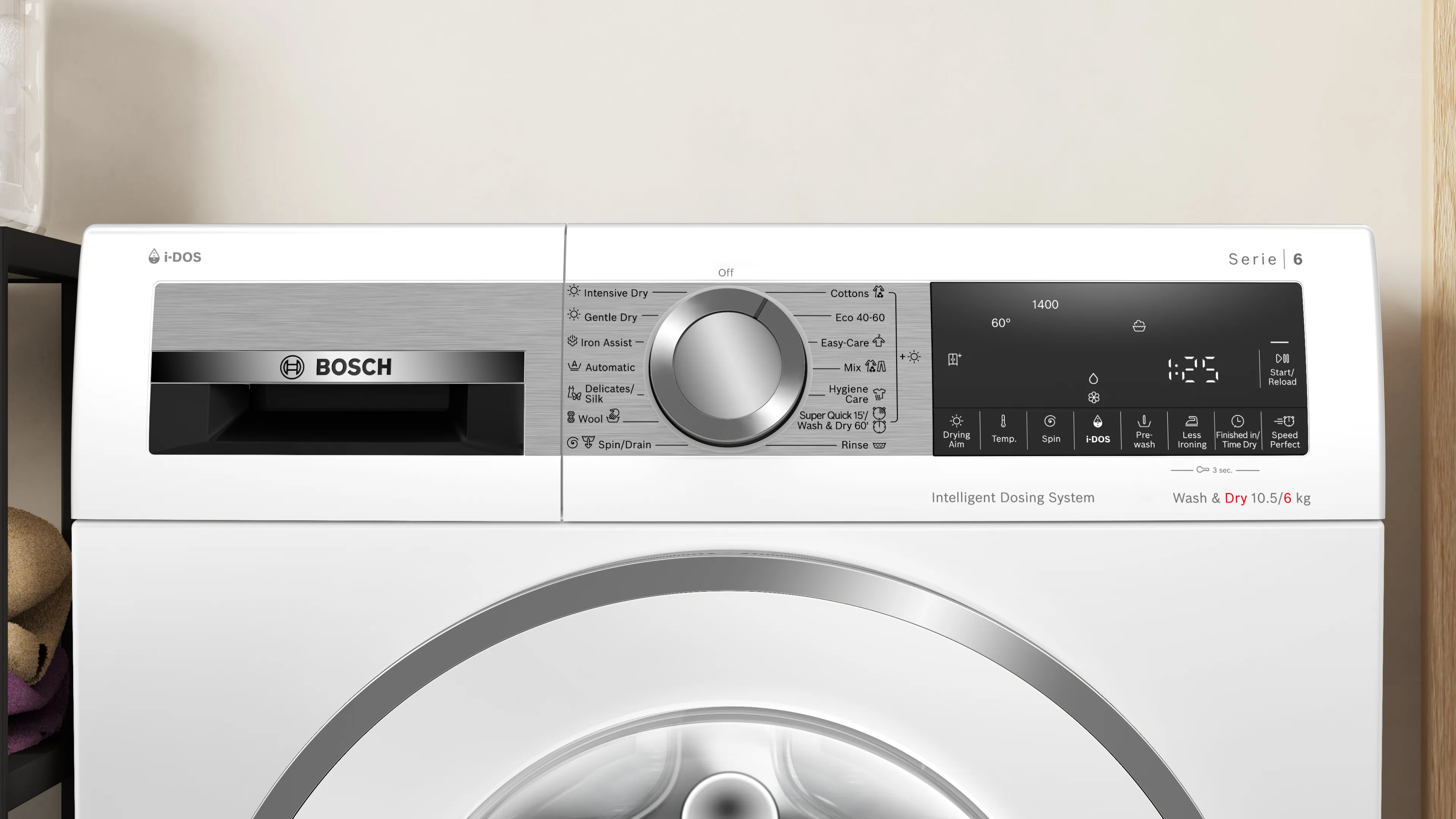 BOSCH WNG254A9BY SERIE 6 was- droogcombinatie BOSCH WNG254A9BY SERIE 6 was- droogcombinatie