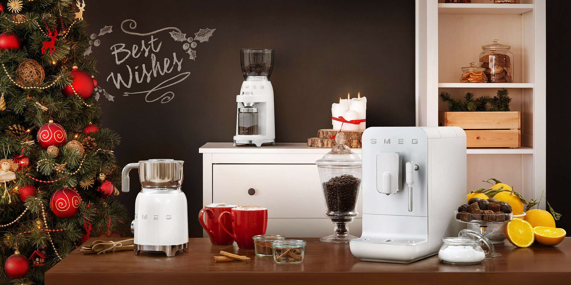 SMEG SDA CGF11WHEU koffiemolen SMEG SDA CGF11WHEU koffiemolen