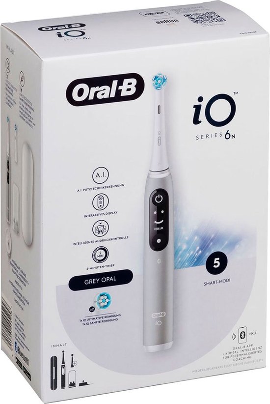 ORAL B OBIO6GREY elektrische tandenborstel