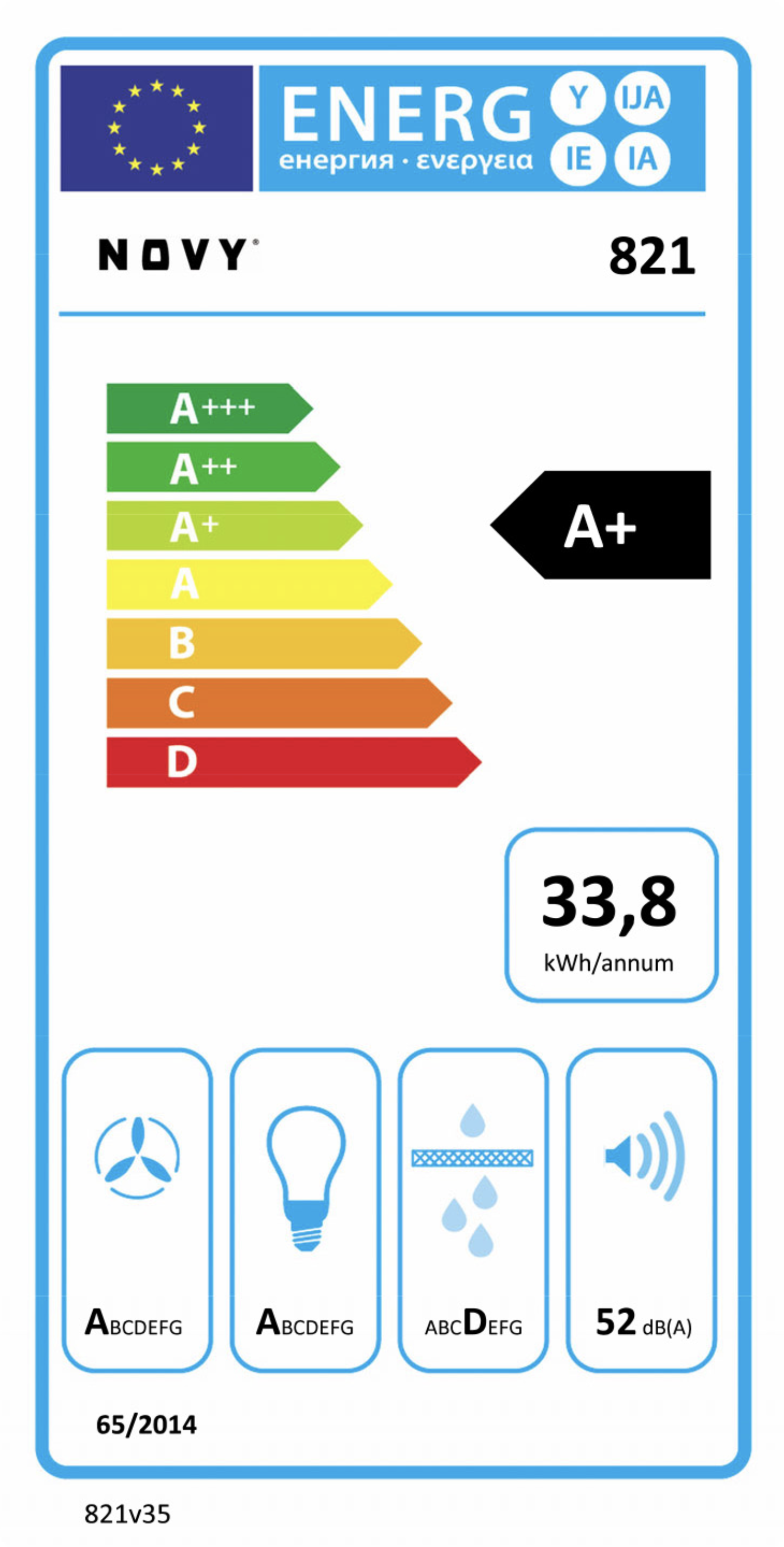 NOVY 821 Mini Pureline inbouwgroep - 86cm NOVY 821 Mini Pureline inbouwgroep - 86cm