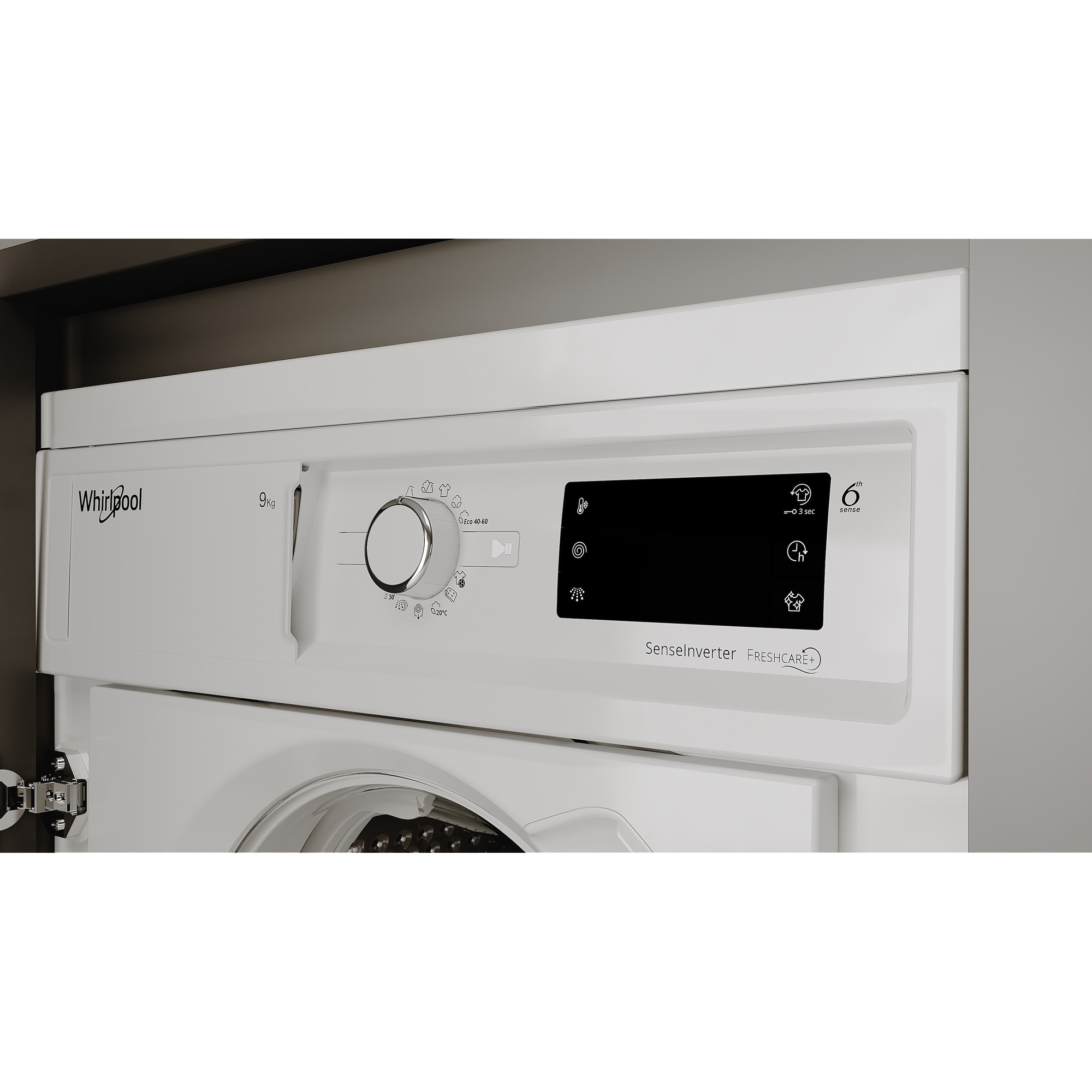 WHIRLPOOL BIWMWG91485EU integreerbare wasmachine WHIRLPOOL BIWMWG91485EU integreerbare wasmachine