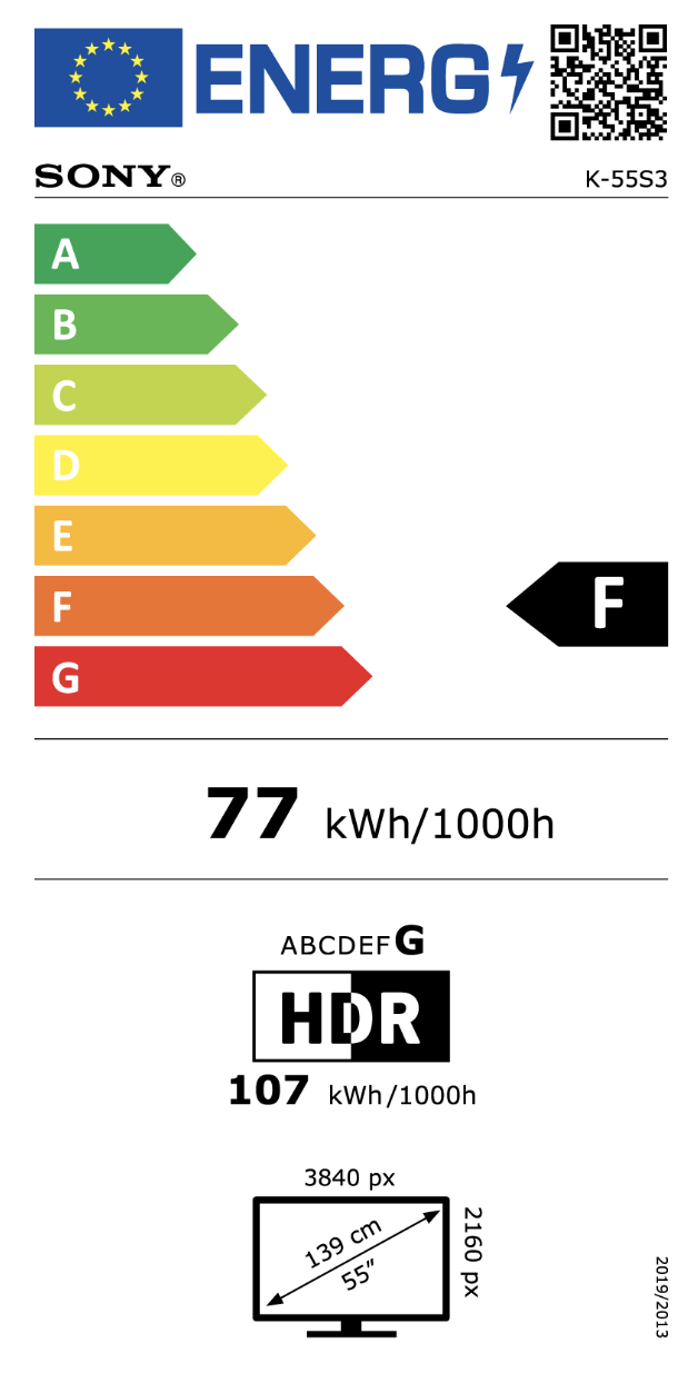 SONY K55S39B.CEI televisie 4K UHD - 55''