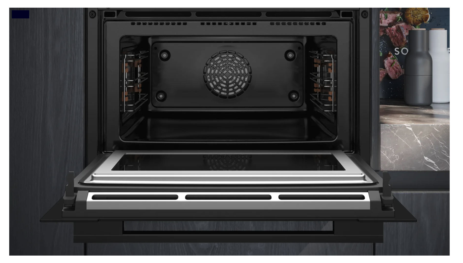 SIEMENS CM776G1B1 IQ700 multifunctionele oven met microgolfoven - 45cm
