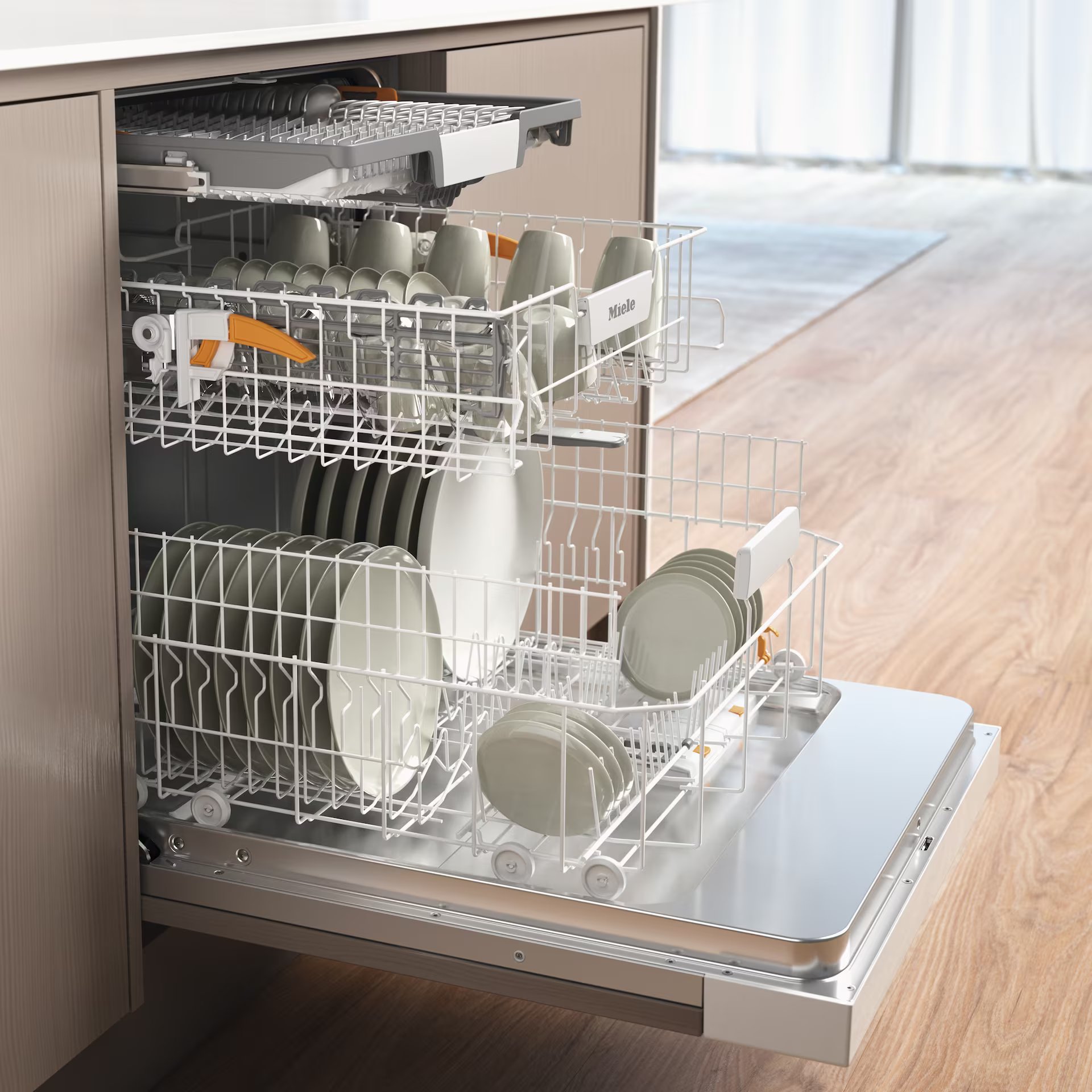 MIELE G5811SCIACTIVEPLUSBW vaatwasser met bedieningspaneel
