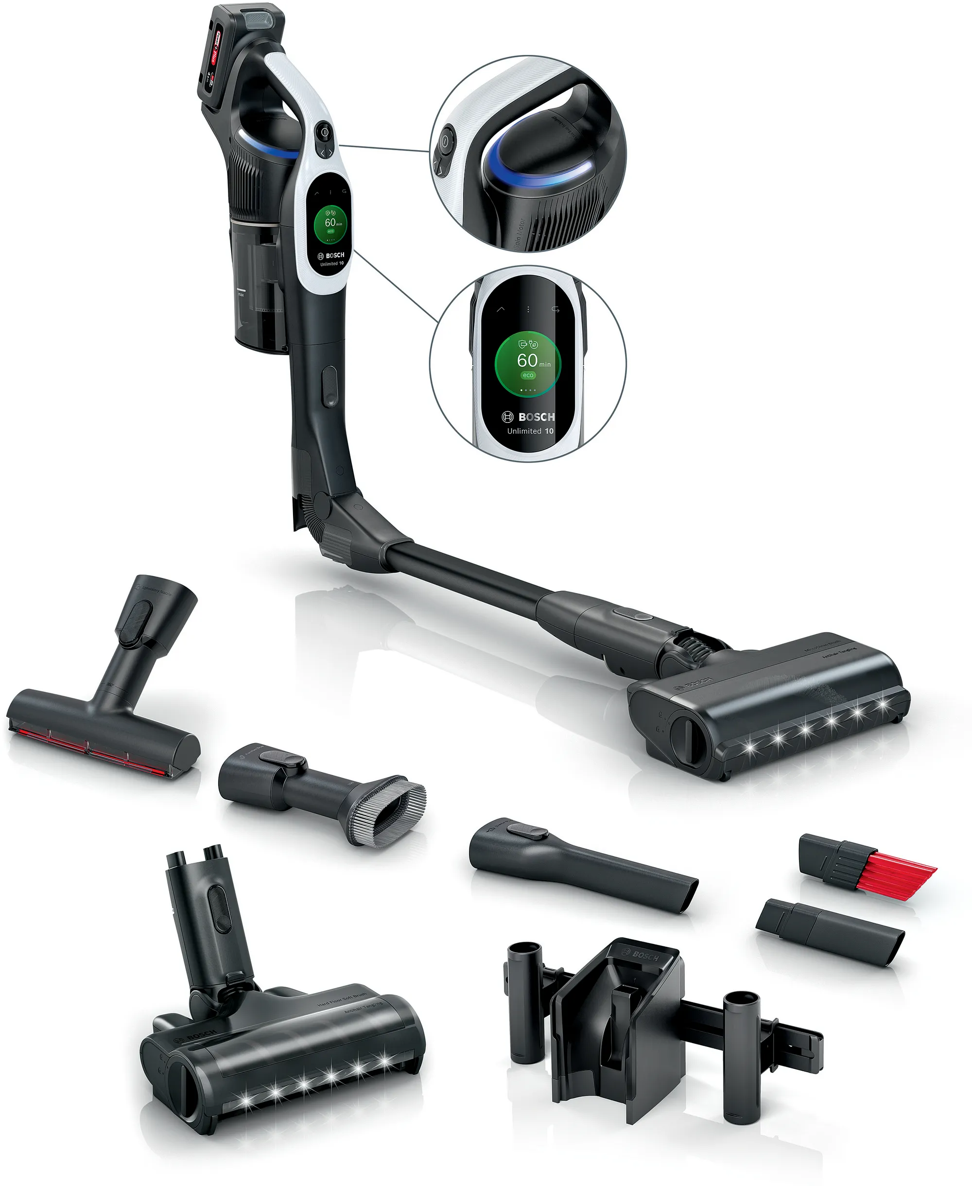 BOSCH BCS1041WAC Unlimited 10 steelstofzuiger BOSCH BCS1041WAC Unlimited 10 steelstofzuiger