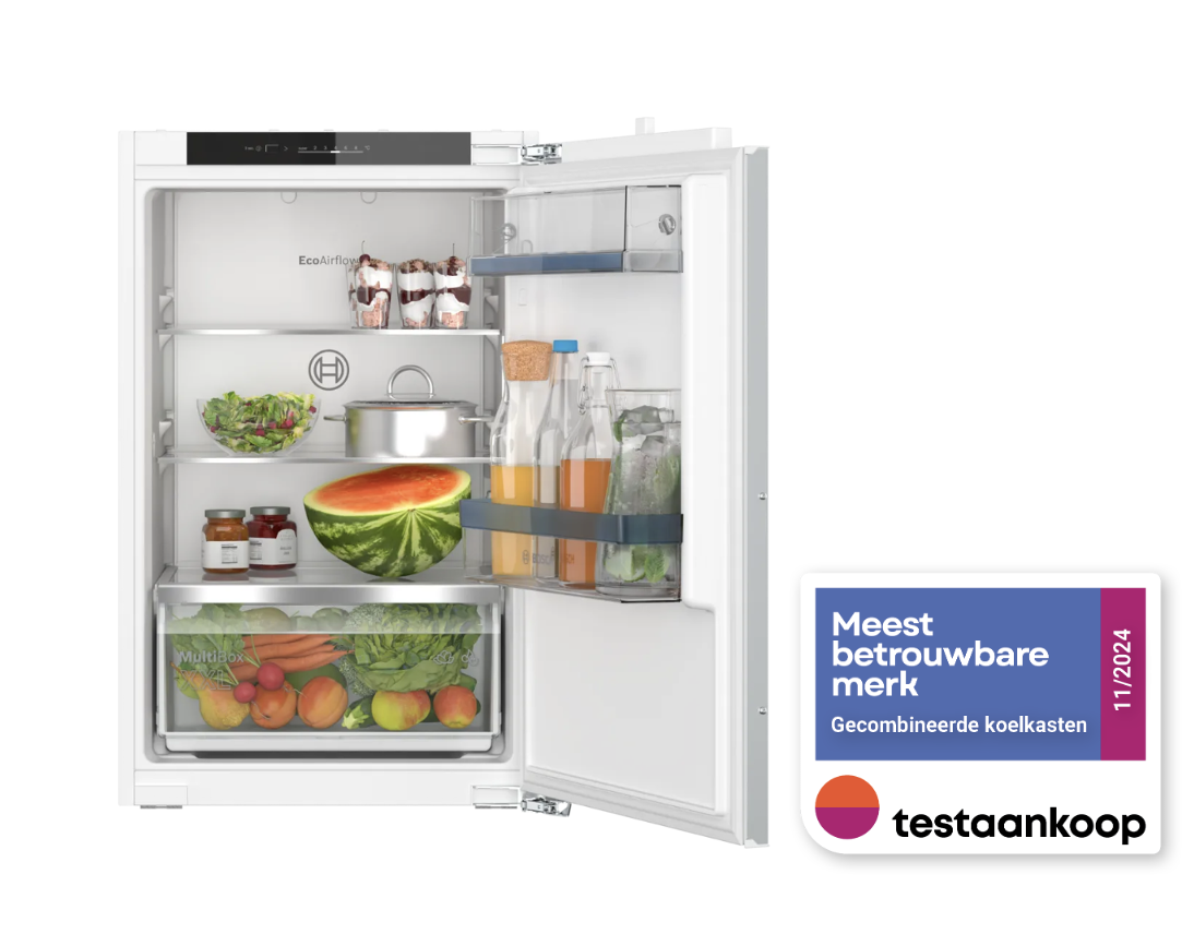 BOSCH KIR21VFE0 SERIE 4 koelkast zonder vriesvak - 88cm BOSCH KIR21VFE0 SERIE 4 koelkast zonder vriesvak - 88cm