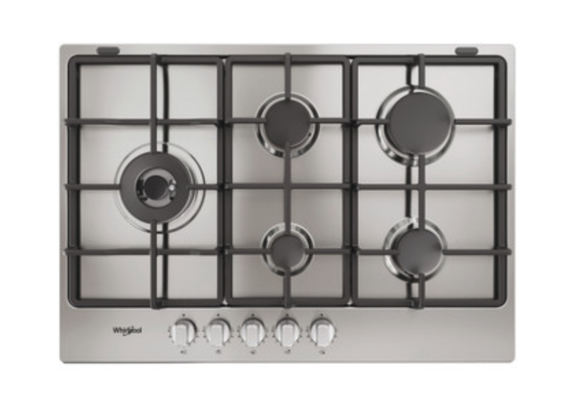 WHIRLPOOL TGML761IXR gaskookplaat - 73cm WHIRLPOOL TGML761IXR gaskookplaat - 73cm