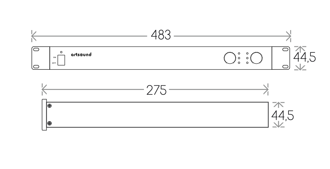 ARTSOUND PRL-1502 versterker ARTSOUND PRL-1502 versterker