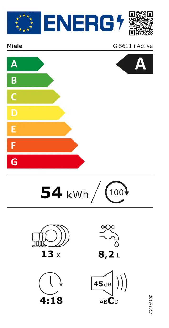 MIELE G5611IACTIVECS vaatwasser met bedieningspaneel MIELE G5611IACTIVECS vaatwasser met bedieningspaneel