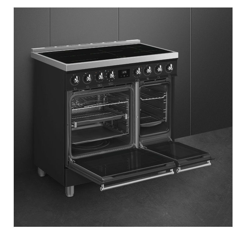 SMEG C92IPMB2 fornuis met inductie kookplaat - 90cm SMEG C92IPMB2 fornuis met inductie kookplaat - 90cm