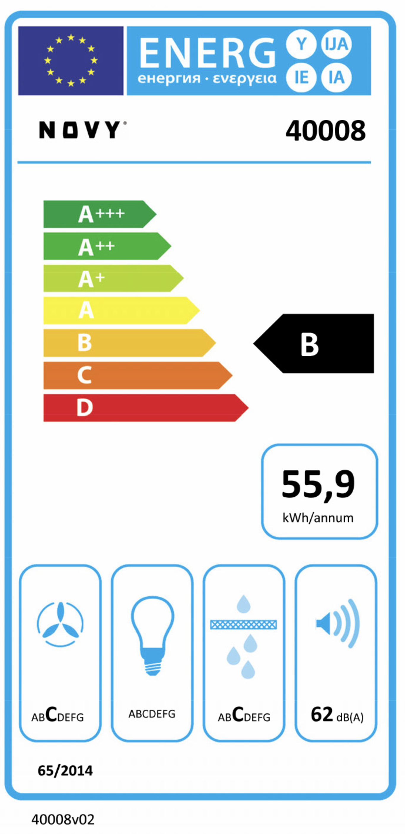 NOVY 40008 kookplaat met afzuiging - 87cm NOVY 40008 kookplaat met afzuiging - 87cm