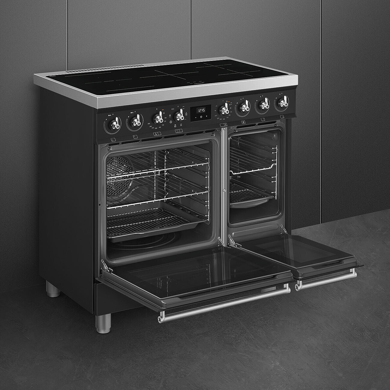 SMEG C92IMMB2 fornuis met inductie kookplaat - 90cm SMEG C92IMMB2 fornuis met inductie kookplaat - 90cm
