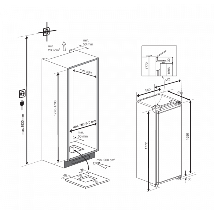 BEKO BFNA247E40SN vrijstaande vriezer BEKO BFNA247E40SN vrijstaande vriezer