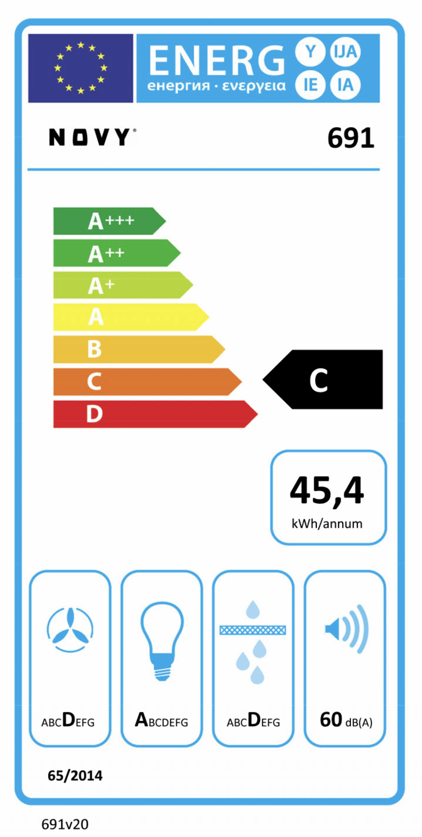 NOVY 691 telescopische dampkap - 90cm NOVY 691 telescopische dampkap - 90cm