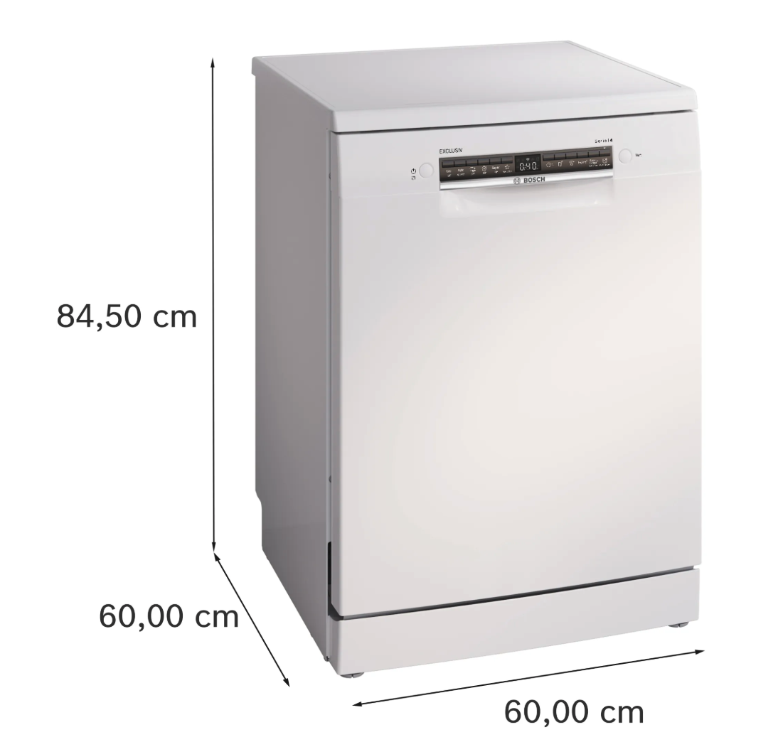 BOSCH SMS4HUW18E Series 4 vrijstaande vaatwasser