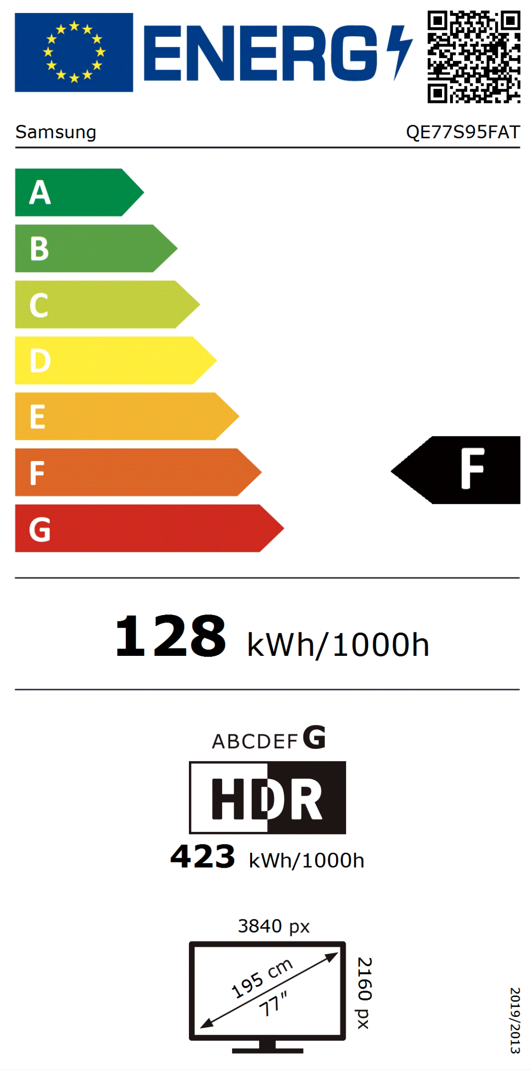 SAMSUNG QE77S95FATXXN televisie 4K UHD - 77" SAMSUNG QE77S95FATXXN televisie 4K UHD - 77"