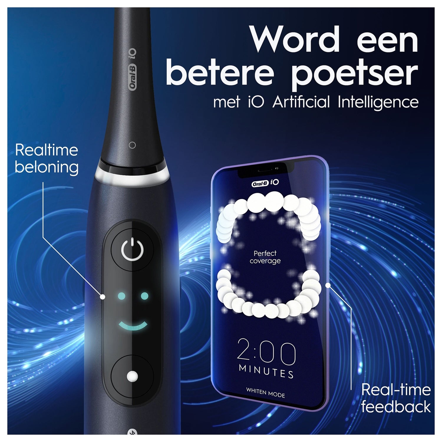 ORAL B OBIO8BL elektrische tandenborstel ORAL B OBIO8BL elektrische tandenborstel