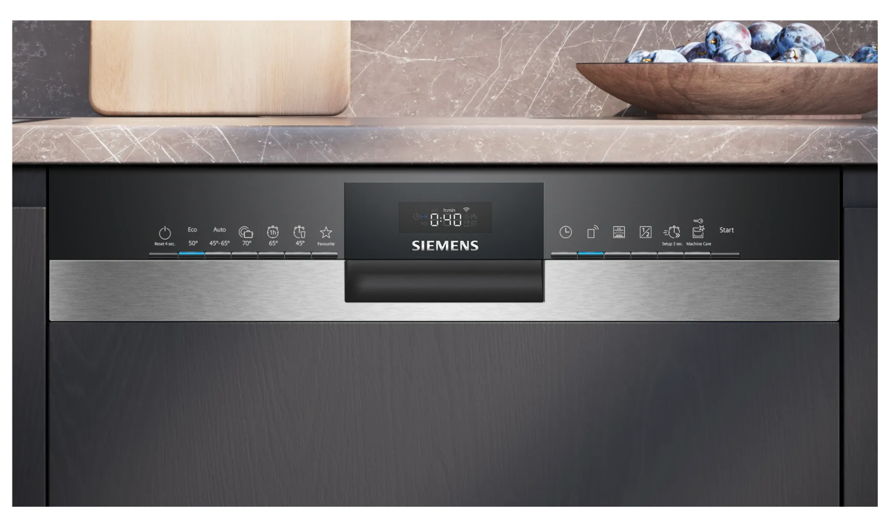 SIEMENS SN53HS01AE iQ300 vaatwasser met bedieningspaneel SIEMENS SN53HS01AE iQ300 vaatwasser met bedieningspaneel